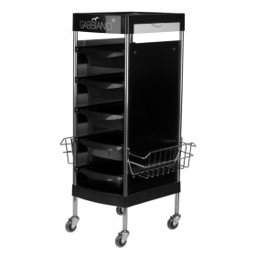 Hairdressing Trolley GABBIANO FX11E Black